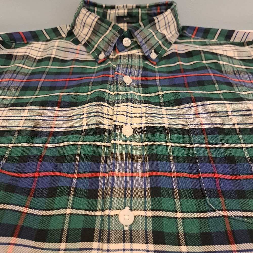 J. Crew Slim Fit Oxford men's large long sleeve button down shirt style C4283 - Picture 5 of 12